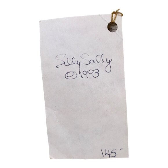 Silly Sally Handmade Mohair Teddy Bear 1993 Babes In The Woods Collectible Stuff - Picture 4 of 11